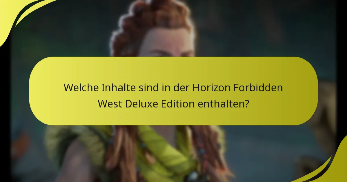 Wie schneidet die Deluxe Edition im Vergleich zu anderen Editionen von Horizon Forbidden West ab?